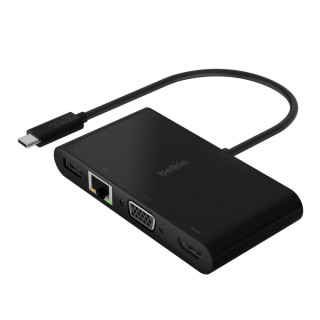 BELKIN ADATTATORE HUB USB-C HDMI VGA USB ETHERNET POWER